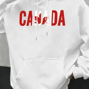 Kanada Akçaağaç Yaprağı Tasarım Erkekler Hoodie Cep Hoody Çok Renkli Rahat Kazaklar Sonbahar
