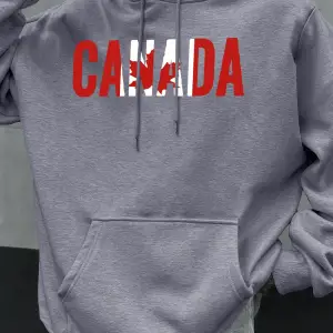 Kanada Akçaağaç Yaprağı Tasarım Erkekler Hoodie Cep Hoody Çok Renkli Rahat Kazaklar Sonbahar
