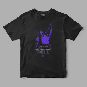 Kanye West  Purple  Baskılı Tişört