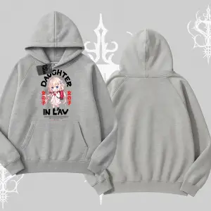 Kapşonlu Sweatshirt Anime Girl Daughter In Law Baskılı