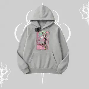 Kapşonlu Sweatshirt Anime Kawaii Japon Kız Desenli