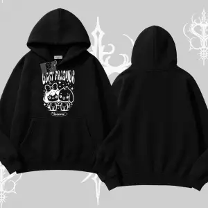 Kapşonlu Sweatshirt Best Friends Forever Baskılı Sevimli Tasarım