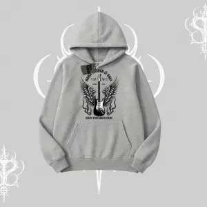 Kapşonlu Sweatshirt Born to Rock Eternal Flame Legacy