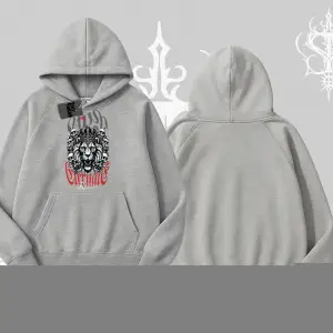 Kapşonlu Sweatshirt Crowned Lion Rock Authority Myth