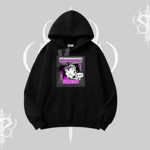 Kapşonlu Sweatshirt Games Schoolgirl Anime Baskılı