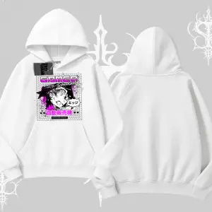 Kapşonlu Sweatshirt Games Schoolgirl Anime Baskılı