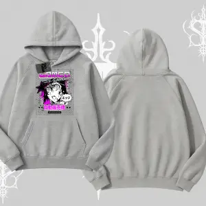 Kapşonlu Sweatshirt Games Schoolgirl Anime Baskılı