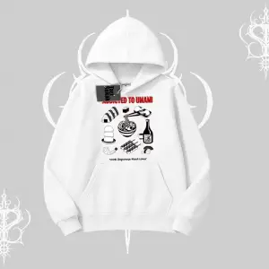 Kapşonlu Sweatshirt Japon Mutfağı Umami Temalı Baskılı