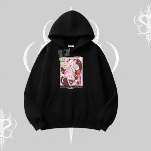 Kapşonlu Sweatshirt Madness Unleashed Anime Girl Baskılı