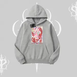 Kapşonlu Sweatshirt Madness Unleashed Anime Girl Baskılı