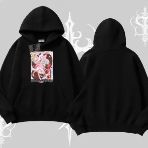 Kapşonlu Sweatshirt Madness Unleashed Anime Girl Baskılı