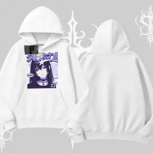 Kapşonlu Sweatshirt Neo Tokyo Girl Y2K Street Anime Aesthetic