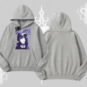 Kapşonlu Sweatshirt Neo Tokyo Girl Y2K Street Anime Aesthetic