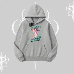 Kapşonlu Sweatshirt Oversize  Anime Kız Desenli Japon Stil