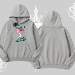 Kapşonlu Sweatshirt Oversize  Anime Kız Desenli Japon Stil