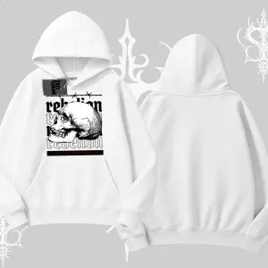 Kapşonlu Sweatshirt Rebellion Skull Underground Street Legacy