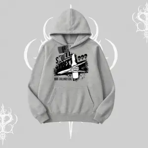 Kapşonlu Sweatshirt Skull Impact Bone Chilling Street Icon