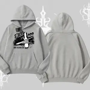 Kapşonlu Sweatshirt Skull Impact Bone Chilling Street Icon