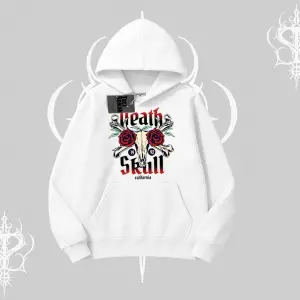 Kapşonlu Sweatshirt Skull & Roses Vintage West Coast Rebellion