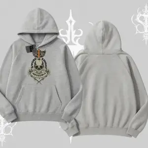 Kapşonlu Sweatshirt Sword Knight Skull Impossible Street Creed