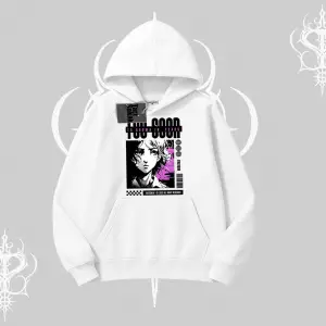 Kapşonlu Sweatshirt Too Good Anime Girl Grafik Baskılı