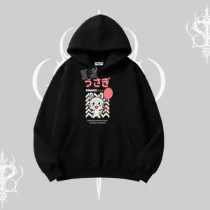 Kapşonlu Sweatshirt Usagi Kawaii Cute Heart Energy