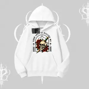 Kapşonlu Sweatshirt Your Love Is Killing Me Dead Romance