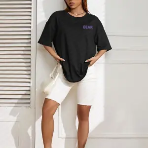 Karikatür ve Grafik tasarım Oversize T-shirt Cartoon/Letter serisi kod17