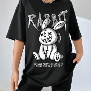 Karikatür ve Grafik tasarım Oversize T-shirt Cartoon/Letter serisi kod34