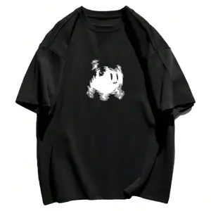 Karikatür ve Grafik tasarım Oversize T-shirt Cartoon/Letter serisi kod364