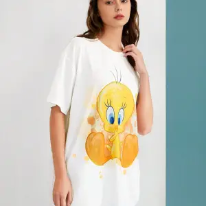 Karikatür ve Grafik tasarım Oversize T-shirt Cartoon/Letter serisi kod393