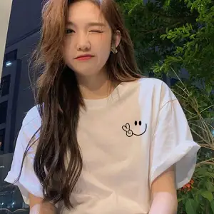 Karikatür ve Grafik tasarım Oversize T-shirt Cartoon/Letter serisi kod420