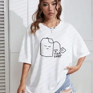 Karikatür ve Grafik tasarım Oversize T-shirt Cartoon/Letter serisi kod563