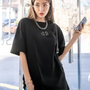 Karikatür ve Grafik tasarım Oversize T-shirt Cartoon/Letter serisi kod621