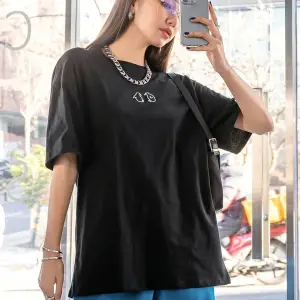 Karikatür ve Grafik tasarım Oversize T-shirt Cartoon/Letter serisi kod621