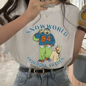 Karikatür ve Grafik tasarım Oversize T-shirt Cartoon/Letter serisi kod635