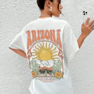 Karikatür ve Grafik tasarım Oversize T-shirt Cartoon/Letter serisi kod859