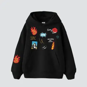 Karma Cult Baskılı Oversize Unisex Premium Beyaz