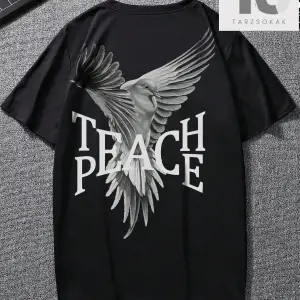 Kartal Desenli Erkek Tişört