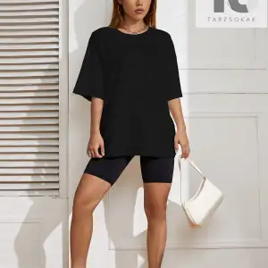 Katı Damla Omuz Tişörtü