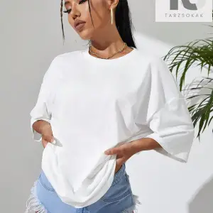 Katı Damla Omuz Tişörtü