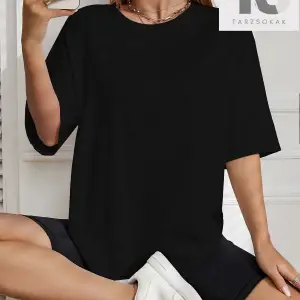 Katı Düşük Omuz Büyük Boy Tişört