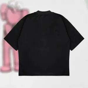 Kaws Bff Pink Boxy Fit Oversize Unisex Tshirt – Baskılı Tişört |