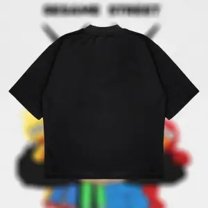 Kaws X Sesame Street Boxy Fit Oversize Unisex Tshirt – Baskılı Tişört |