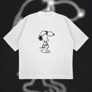 Kaws X Snoopy Unisex Pamuklu Nefes Alan Kalın Kumaşlı