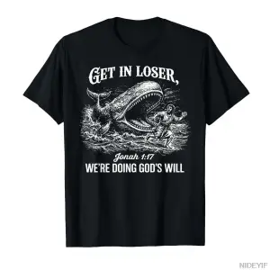 Kaybeden Olsun Biz Tanrının İsteğini Yapıyoruz Komik Hristiyan İncil Tişörtü Erkekler ve Kad