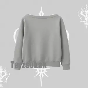 Kayık Yaka Sweatshirt Anime Devils Girl Japanese Style Baskılı
