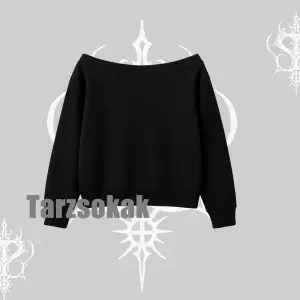 Kayık Yaka Sweatshirt Born to Rock Eternal Flame Legacy