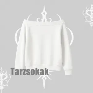 Kayık Yaka Sweatshirt Cute Anime Gamer Girl Baskılı