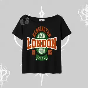 Kayık Yaka Tshirt London Denim 1985